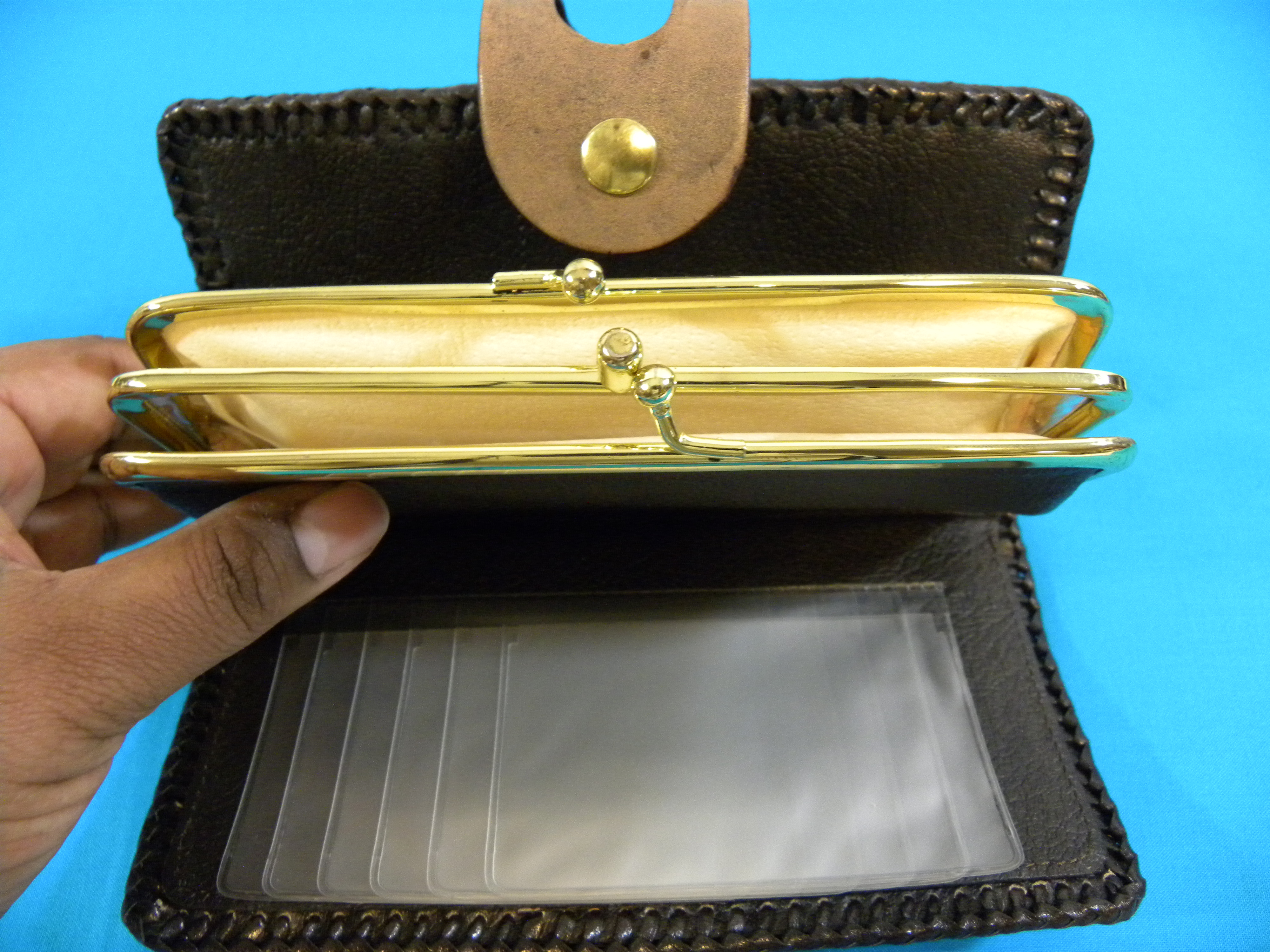 Brand New Hand Crafted Genuine Leather Women’s Clutch Purse - Beckalar