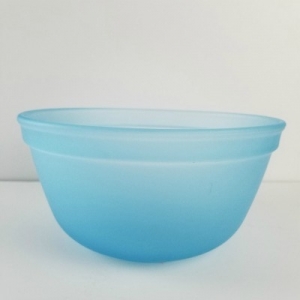 anchor hocking frosted ice blue bowl