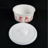 Vintage Hazel Atlas Red Dutch Ice Skaters Lidded Bowl 5 ¾” - Image 5