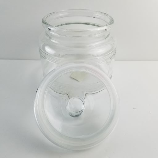 Anchor Hocking Clear Glass Cookie Jar 5 ½” - Beckalar