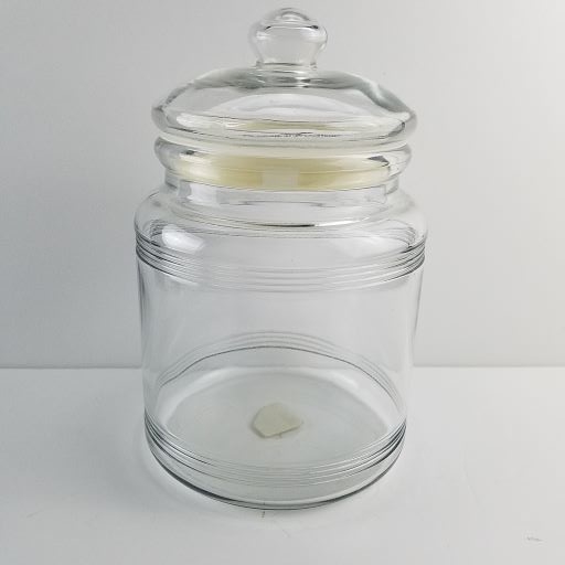 Anchor Hocking Clear Glass Cookie Jar 7” - Beckalar